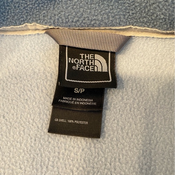 THE NORTH FACE Women's Fleece Jacket Coat Two Tone Blue Full Zip Size Small - Picture 10 of 10